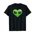 thumbnail image 1 of Alien Heart Valentines Day T-Shirt, 1 of 5