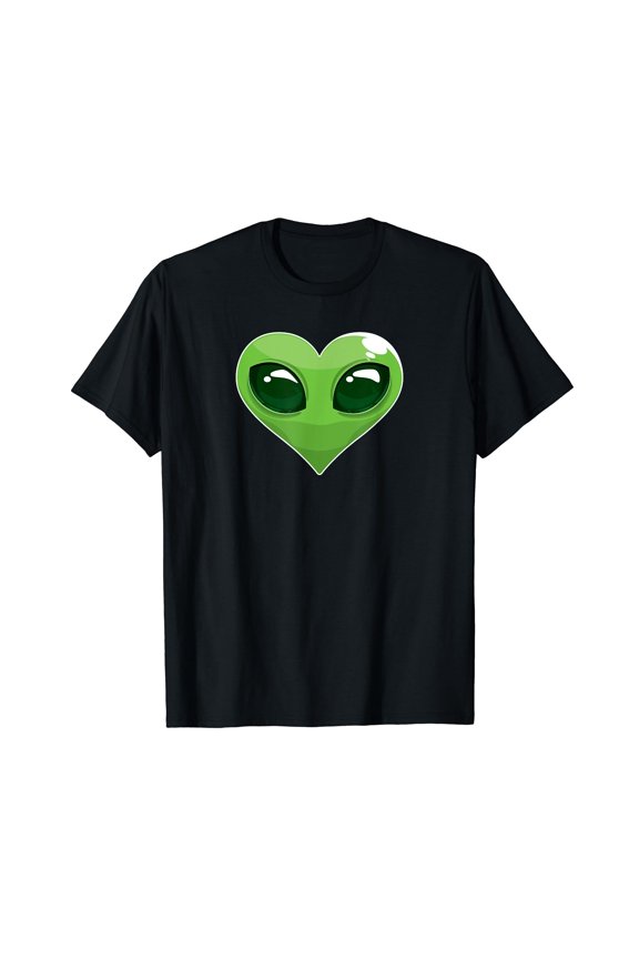 Alien Heart Valentines Day T-Shirt
