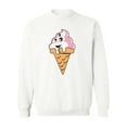 thumbnail image 1 of Alien Ice Cream Sweatshirt Women -SPIdeals Designs, Female XX-Large, 1 of 4