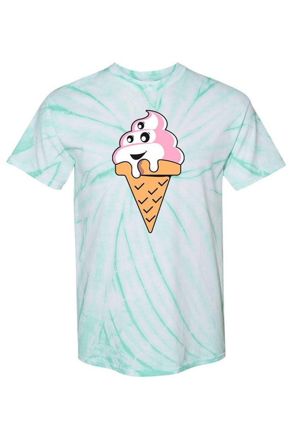 Alien Ice Cream Tie Dye Cyclone Men -SPIdeals Designs, Male Large
