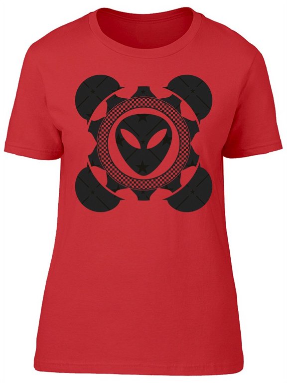 Alien Icon Emblem Tee Women's -Image by Shutterstock