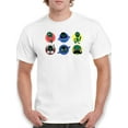 thumbnail image 1 of Alien Icons T-Shirt Men -Smartprints Designs, Male Small, 1 of 4
