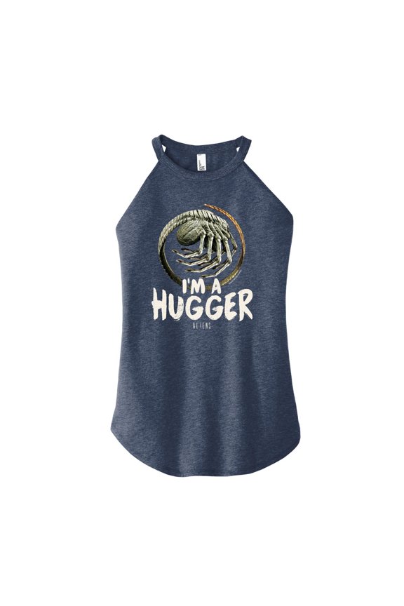 - Im Hugger - Juniors High Neck Graphic Tank