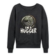 thumbnail image 1 of Alien - Im Hugger Women's Lightweight French Terry Wide Neck Long Sleeve Graphic Shirt, 1 of 4
