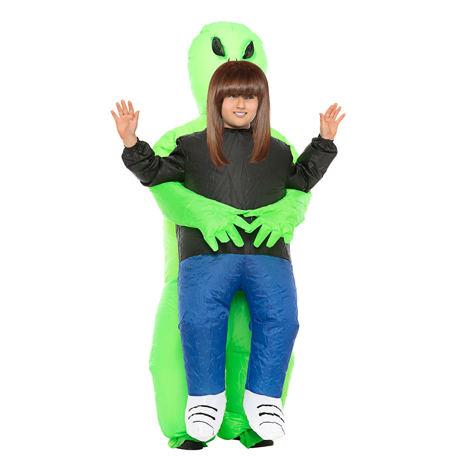 Alien Inflatable Costume for Kids and Adults Cosplay Dress Up Blow