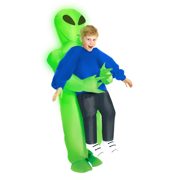 Alien Inflatable Pick Me Up Costume for Children, Youth Size One Size, by Morph