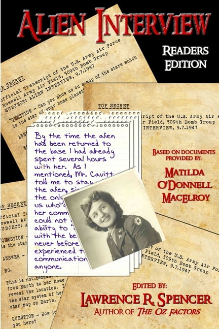 Alien Interview - Readers Edition, (Paperback)