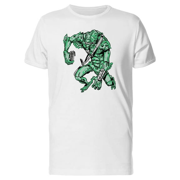 Alien Invader Comic Book Monster Tee Men's -Image by Shutterstock