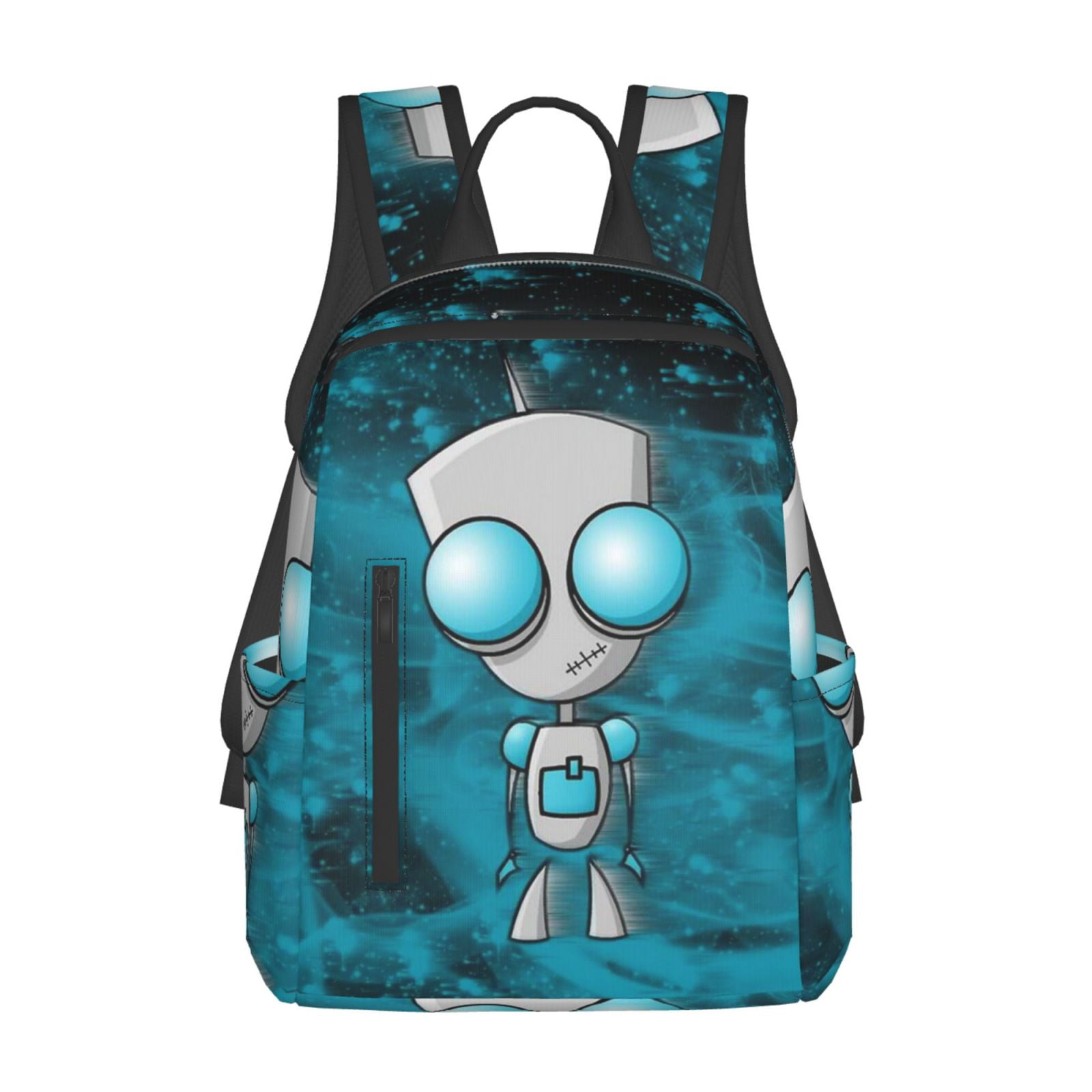 Alien Invader Zim Backpack Student School Bag Bookbag Satchel
