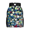 thumbnail image 1 of Alien Invader Zim Gir Backpack Lightweight Unisex Basic Daypack Bookbag Laptop Satchel Rucksack For Travel School Office Daily, 1 of 8
