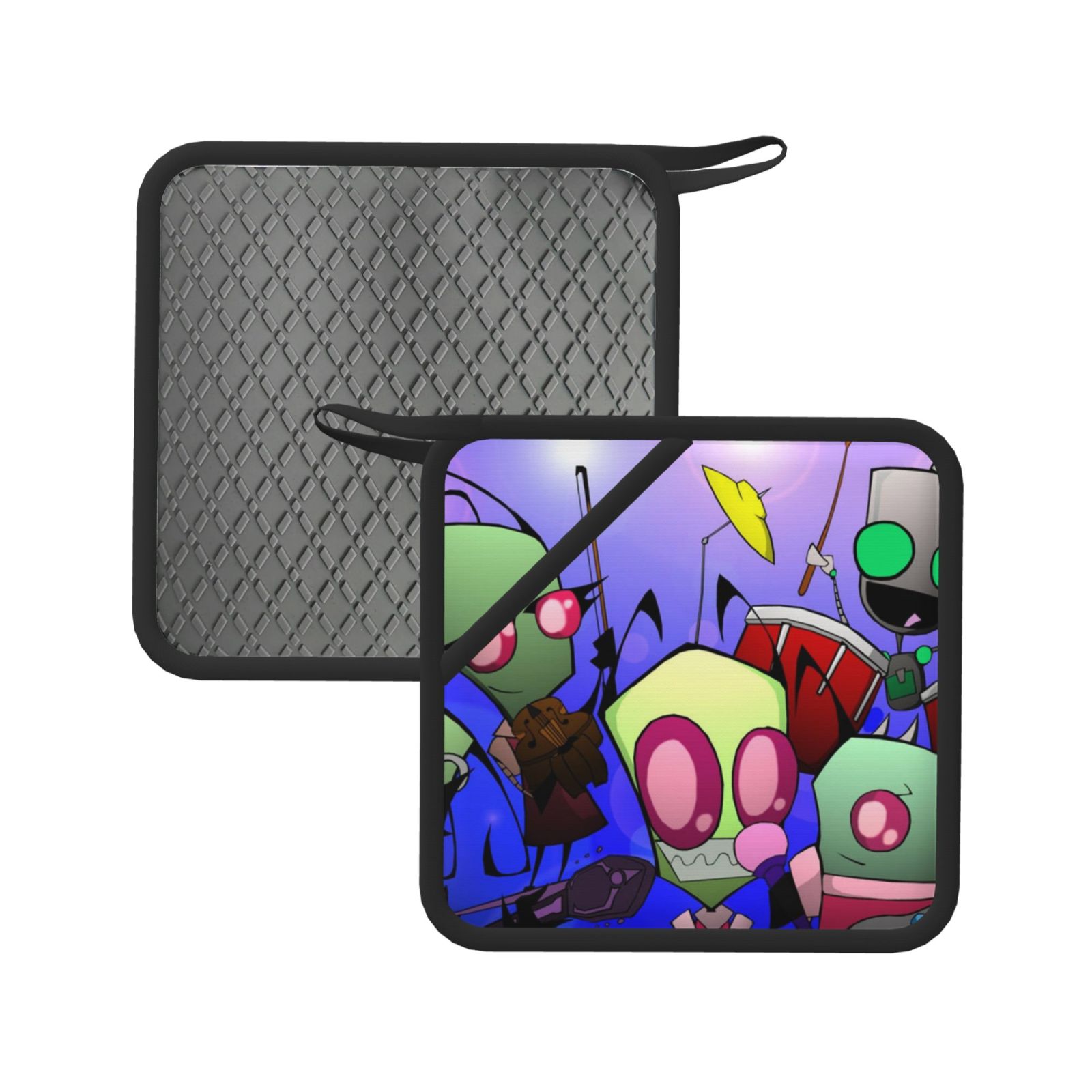 Alien Invader Zim Silicone Anti-hot Pad Sets 2-Piece Heat Resistant ...