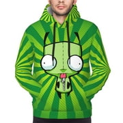 Alien Invader Zim Sweatshirt For Mens Fashion Hoodies Pullover Athletic Daily Hoody Hooded Gift