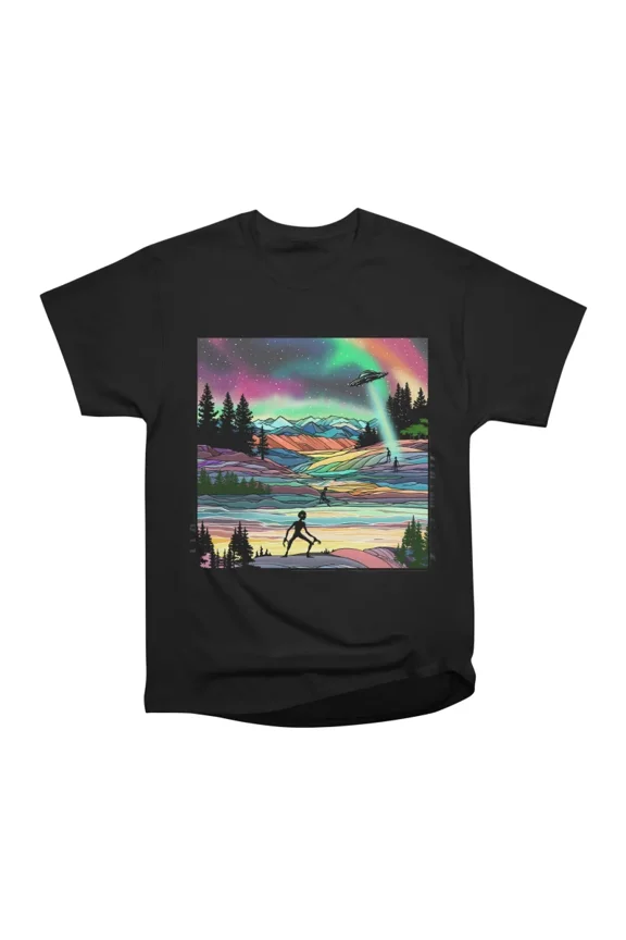 Alien Invaders T-Shirt Tee Gift For Him Merch For Her Apparel For Friend
