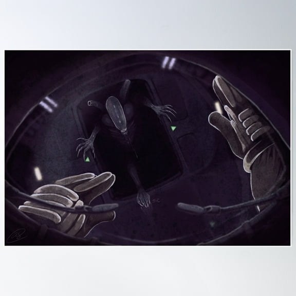 Alien Isolation Poster Wall Art, Modern Wall Decor For Living Room Bedroom, 24x36 UNFRAMED