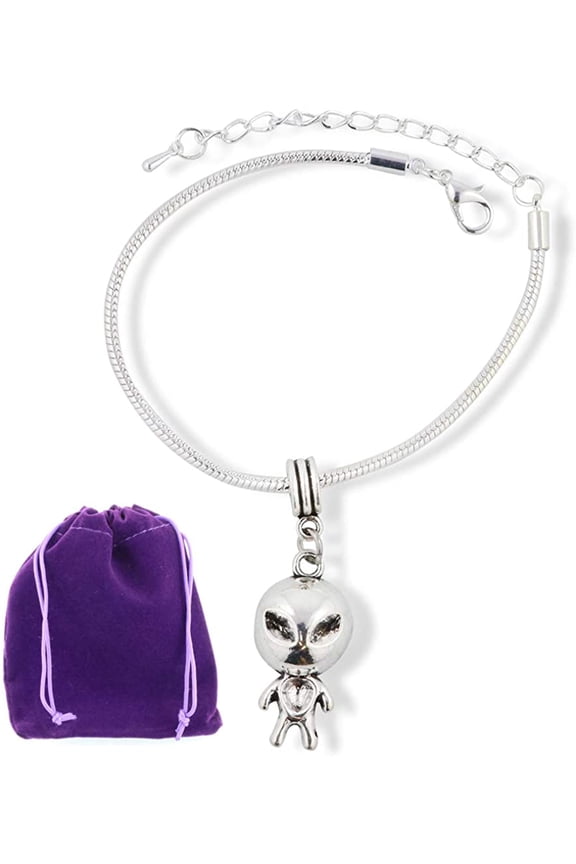 Alien Jewelry Alien Bracelet Gifts for Women Men UFO Jewellery Accessories Decor Accessories Ancient Charms Spaceship