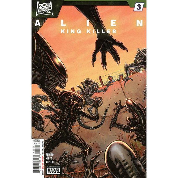 Alien: King Killer #3 VF ; Marvel Comic Book