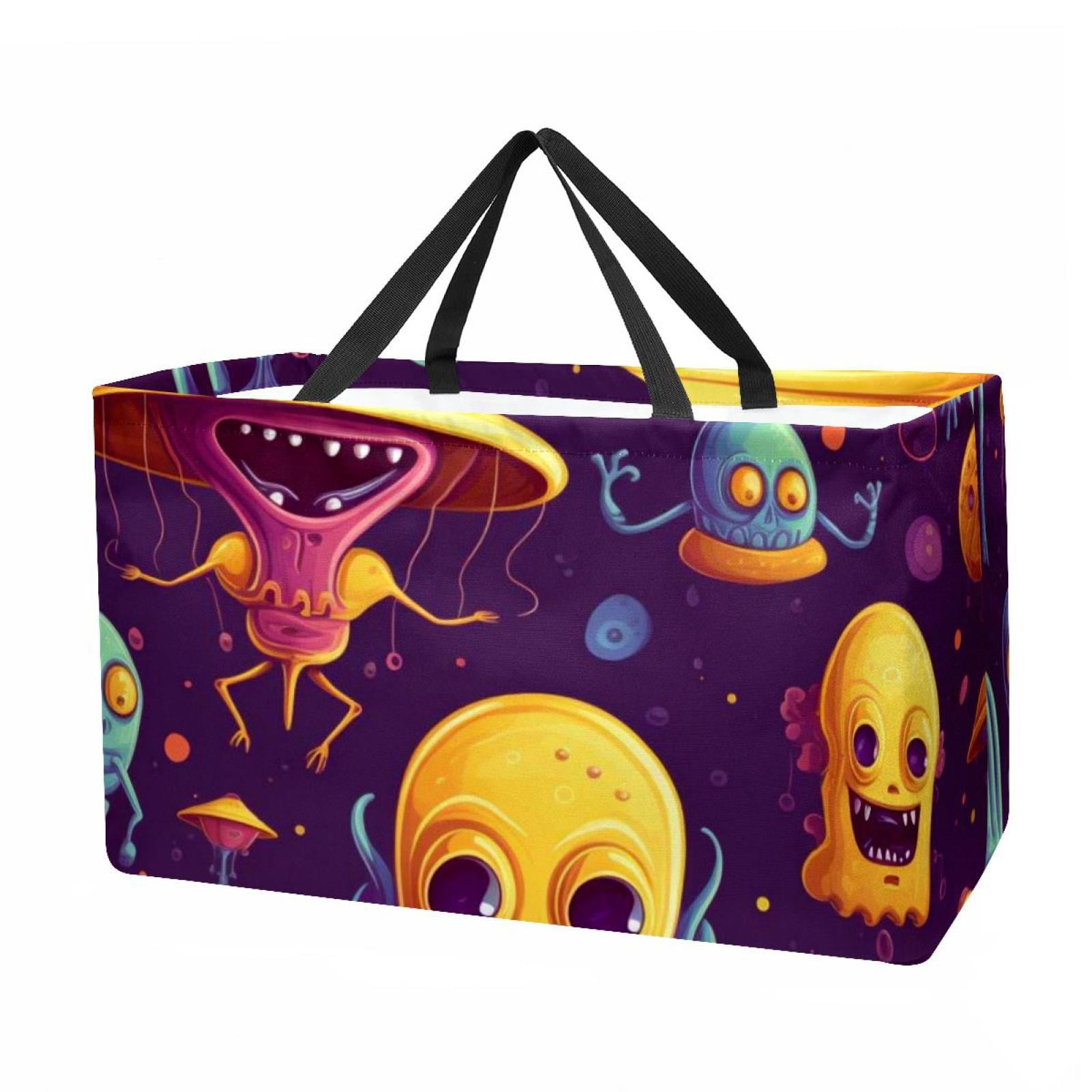 Alien Laundry Bag, Collapsible Bucket, Storage Basket Reusable