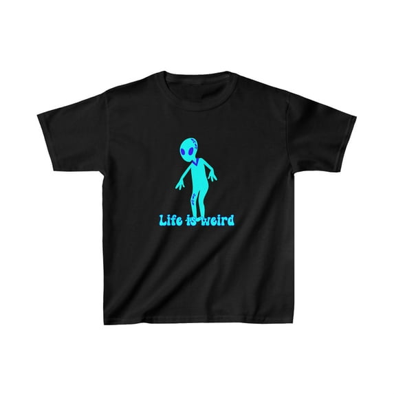 Alien Life is Weird Kids Heavy Cotton™ Tee