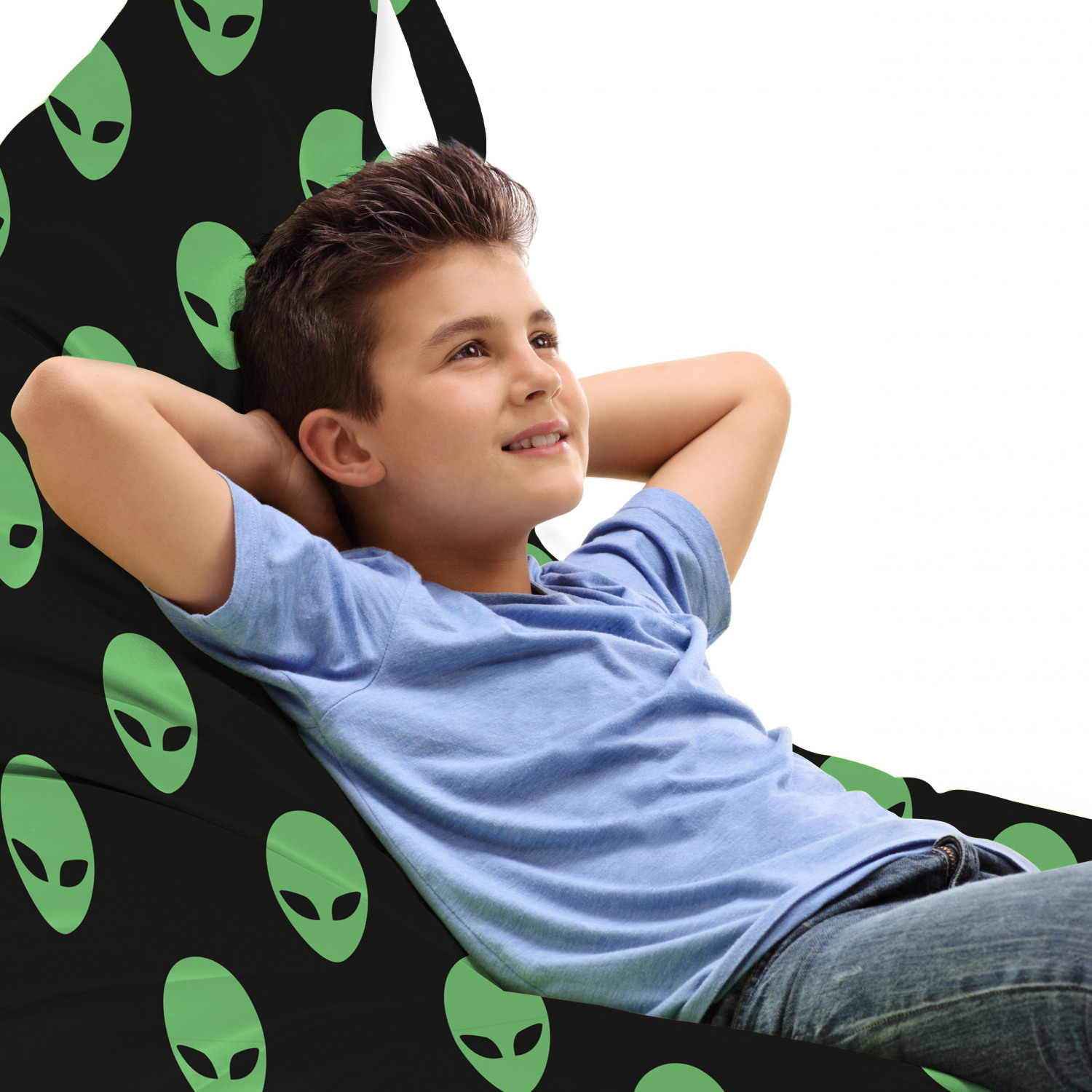 Alien Lounger Chair Bag, Supernatural Martiansal Beings from Other ...