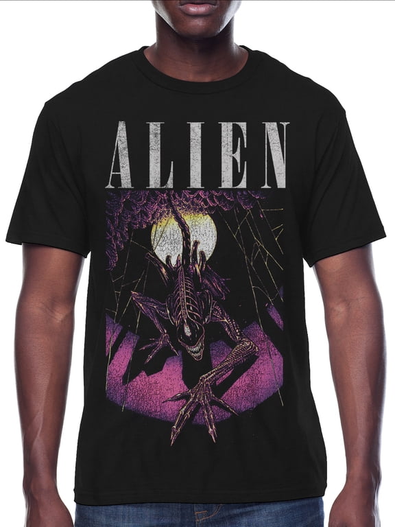 , Men's & Big Men's Graphic Tee Shirt, Alien Vintage, Sizes S-3XL
