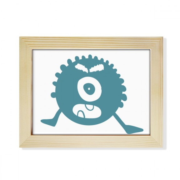 Alien Monster Creature Cyclops Desktop Photo Frame Picture Art Decoration Painting 6x8 inch