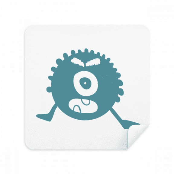 Alien Monster Creature Cyclops Glasses Cloth Screen Cleaner Suede Fabric 2 Pack