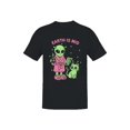 thumbnail image 1 of Alien Morning Routine Humor Design Men's T-shirt, 1 of 3