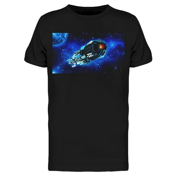 Alien Mothership In Space T-Shirt Men -Image by Shutterstock, Male Small