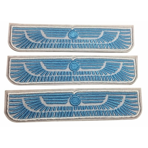 Alien Movie Weyland Yutani Large Wing 4 1/2" Embroidered Patch Set of 3 Patches