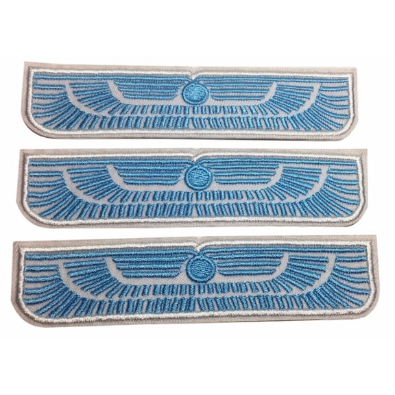 Alien Movie Weyland Yutani Large Wing 4 1/2" Embroidered Patch Set of 3 Patches