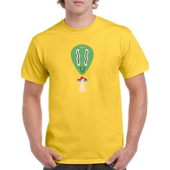 Alien Mushroom T-Shirt Men -Image by Shutterstock, Male Large