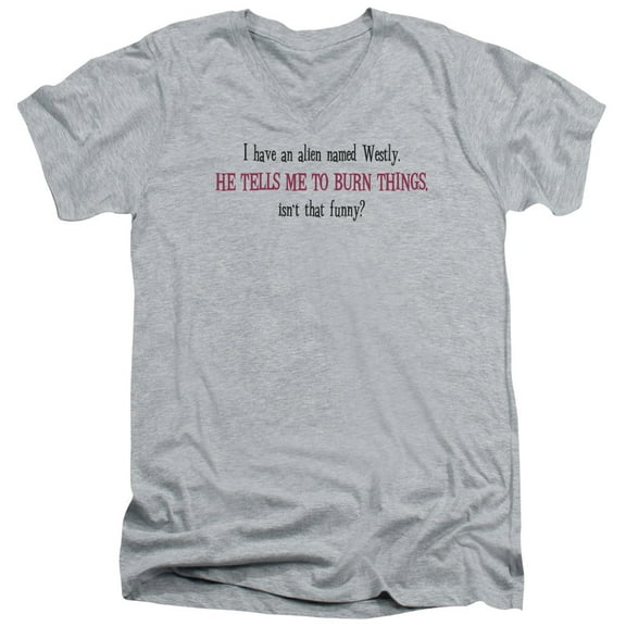 - Alien Named Westly - Slim Fit V Neck Shirt - Large