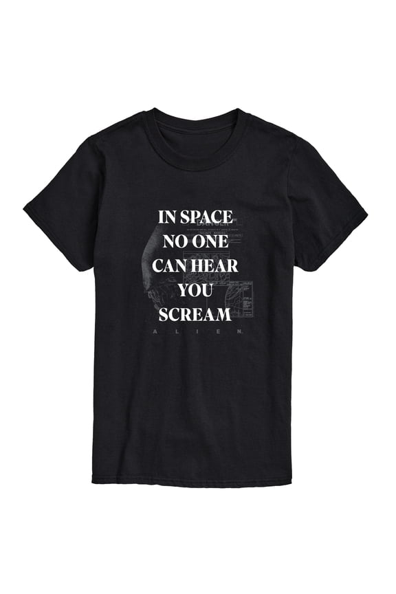 - No One Can Hear You Scream - Men's Short Sleeve Graphic T-Shirt