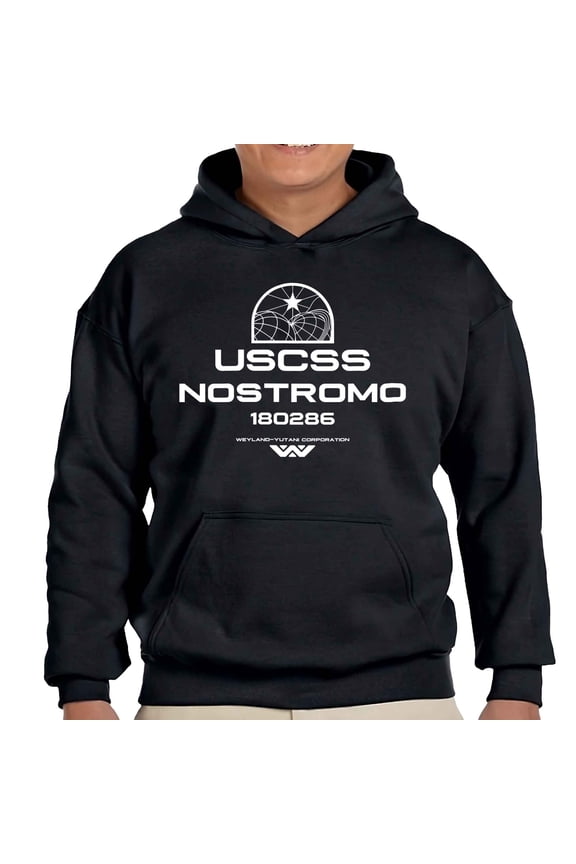 Alien Nostromo Logo Pullover Hoodie-Small