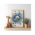 Alien Nursery Wall Art Print, Cute Ufo, Space, Nursery, Playroom And ...
