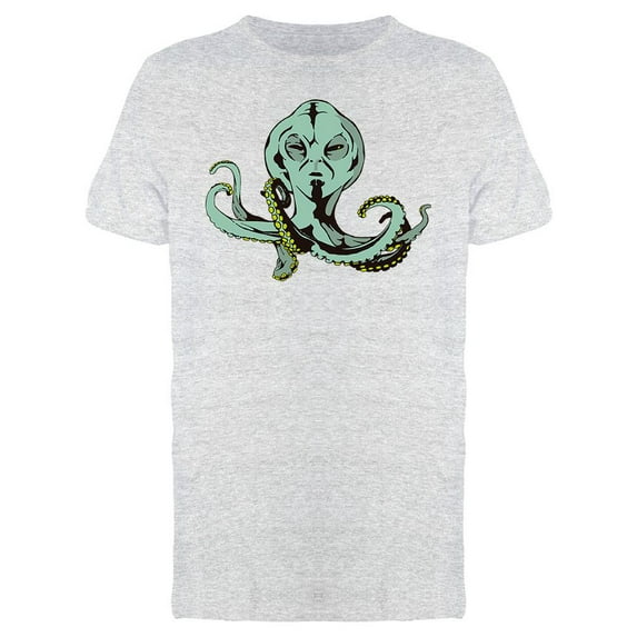 Alien Octopus T-Shirt Men -Image by Shutterstock, Male 3X-Large