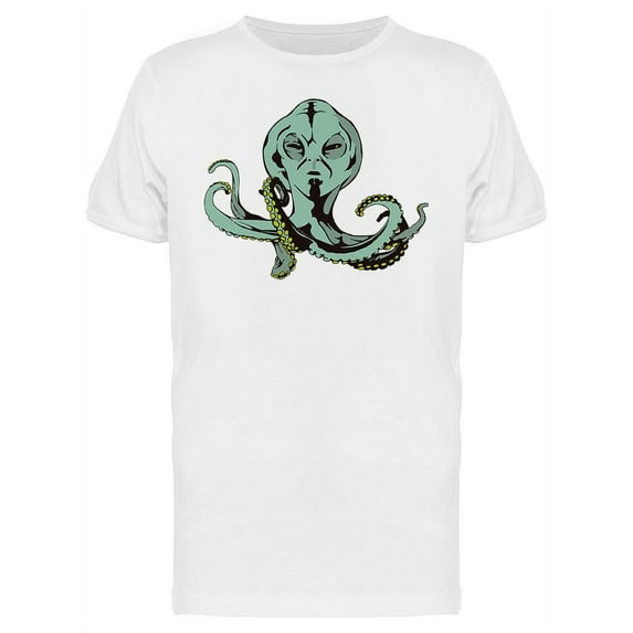 Alien Octopus T-Shirt Men -Image by Shutterstock, Male Large