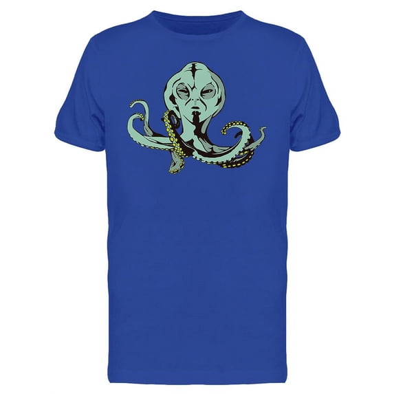 Alien Octopus T-Shirt Men -Image by Shutterstock, Male Large