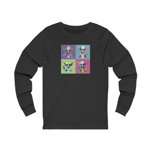 Alien Peace Long Sleeve Shirt, ET I Come In Peace Shirt, Alien Lover TShirt