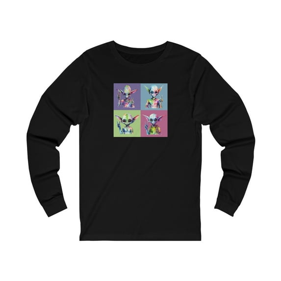 Alien Peace Long Sleeve Shirt, ET I Come In Peace Shirt, Alien Lover TShirt