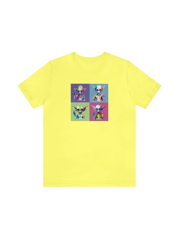 Alien Peace T-Shirt, ET I Come In Peace TShirt, Colorful Alien Lover TShirt