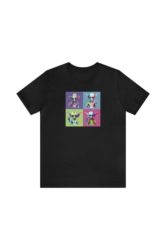 Alien Peace T-Shirt, ET I Come In Peace TShirt, Colorful Alien Lover TShirt