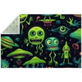 thumbnail image 1 of Alien Polyester Kitchen Rug – Durable Floor Mat for Kitchen – Comfortable Cushioned Rug for Standing –Kitchen Mat for Home and Office – Modern Kitchen Decor, 1 of 6