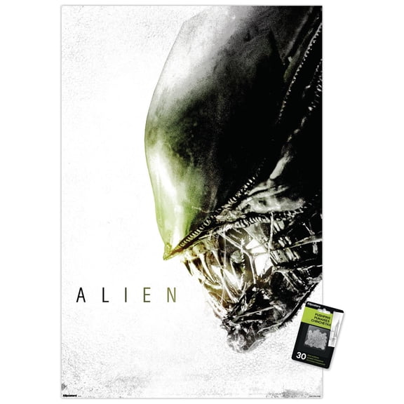 Alien - Profile Wall Poster with Push Pins, 22.375" x 34"