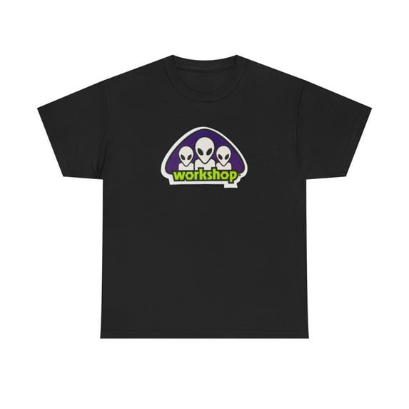 Alien Purple Triad Workshop Skateboard 00s Vintage Classic TShirt Print - Black / M