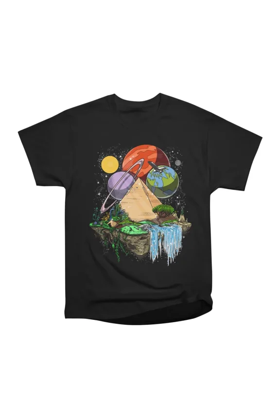 Alien Pyramids T-Shirt Tee Gift For Him Merch For Her Apparel For Friend