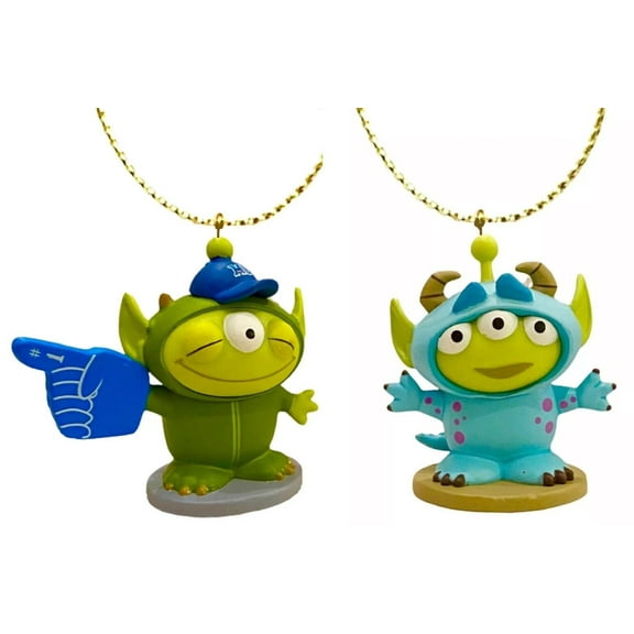 Alien Remix Mike & Sulley Sully PVC Ornament Figure Figurine Set Charm