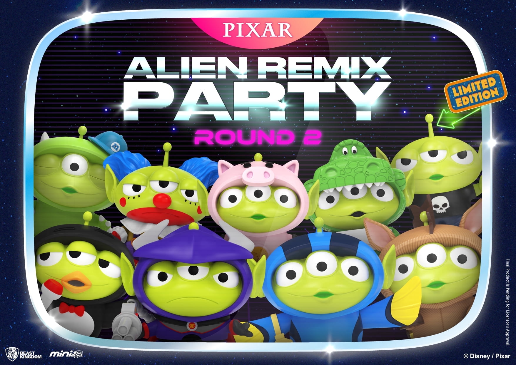 Alien Remix Party Round 2 Blind box Set(8PCS)