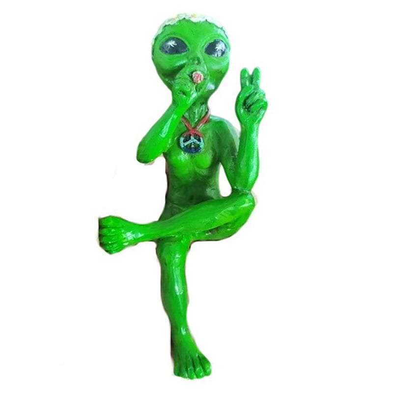 Alien Resin Statue Ornament Alien Garden Sculptures & Statues Yard Best ...