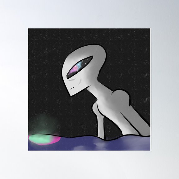 Alien Retrieval Mission Poster Wall Art, Modern Wall Decor For Living Room Bedroom, 24x24 UNFRAMED